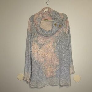 Gray and light pink Sweater